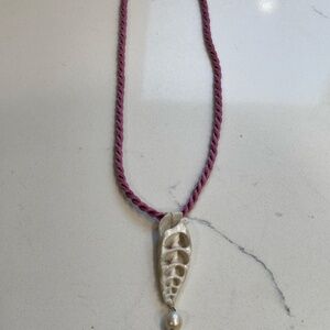 Handmade Necklace Shell and Pearl
